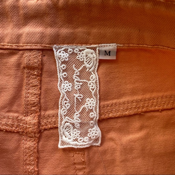 Sadie and Sage Coral Denim Mini Skirt Jean Skirt - Picture 2 of 2